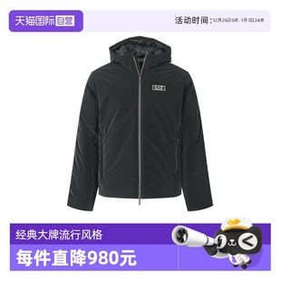 自营 男士 EMPORIO 阿玛尼EA7 连帽拉链棉服上衣外套 ARMANI