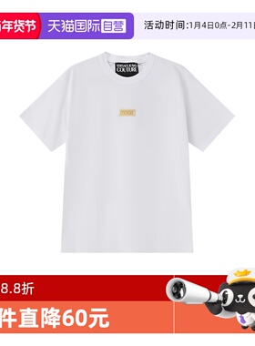 【自营】VJC 范思哲 男士棉质圆领短袖T恤 78GAHT08 CJ00T时尚