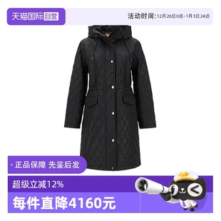绗缝连帽大衣棉服外套 博柏利女士薄款 BURBERRY 8110325 自营