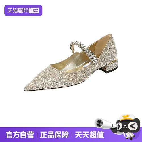 周仰杰女士尖头玛丽珍单鞋