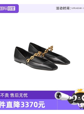 【自营】Jimmy Choo秋冬DIAMOND TILDA FLAT女士方头玛丽珍单鞋