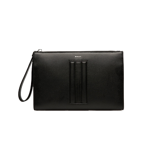 【自营】Bally/巴利经典时尚男士商务休闲牛皮手拿包送礼6308766
