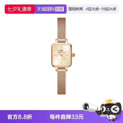 DW手表女款轻奢小众高级感正品