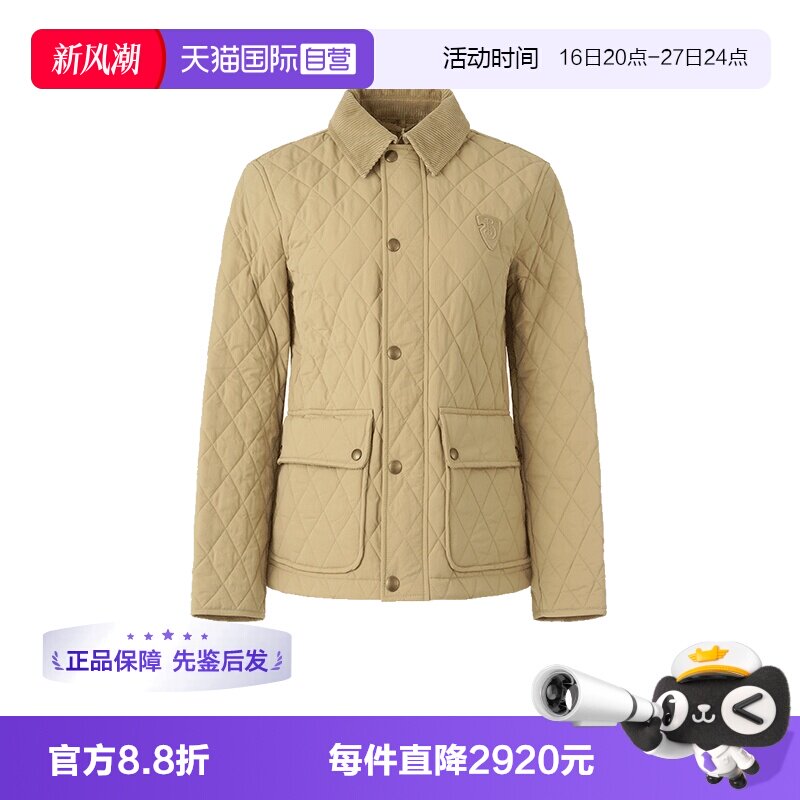 BURBERRY薄款棉服外套上衣图片
