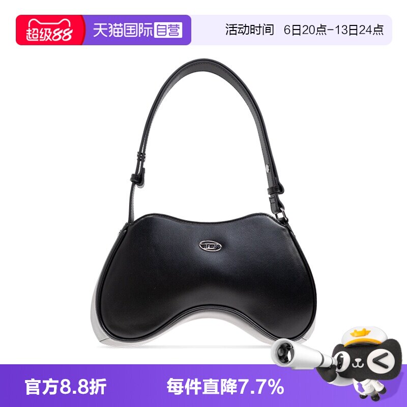 【自营】DIESEL/迪赛女士时尚腋下包PU单肩手提包 X10201 PR227