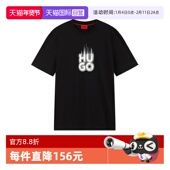 T恤 50535363 Boss男士 烟雾效果堆叠徽标圆领短袖 自营 Hugo