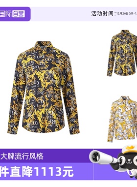 【自营】VJC范思哲 女士Logo Couture长袖休闲衬衫74HAL201 NS219