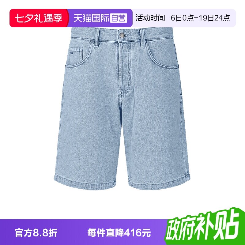 【自营】EA阿玛尼男士棉质复古牛仔裤短裤五分裤EM001723 AF13269
