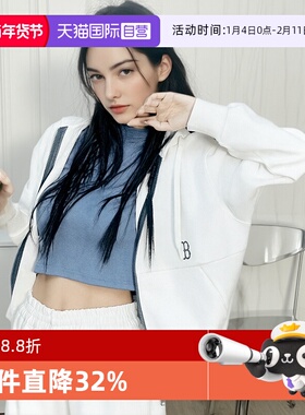 【自营】MLB针织夹克宽松款休闲服波士顿红袜标运动外套3ATRB0441