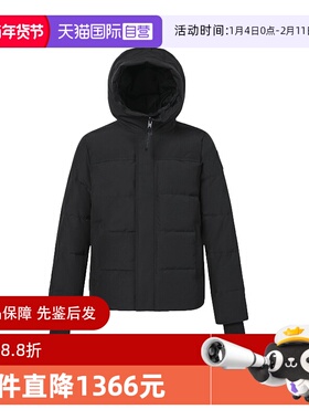 【自营】Canada Goose加拿大鹅 秋冬男士黑标保暖休闲连帽羽绒服