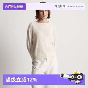 Polo 100%山羊绒 拉毛羊绒套头衫 Marc 圆领长袖 女 自营