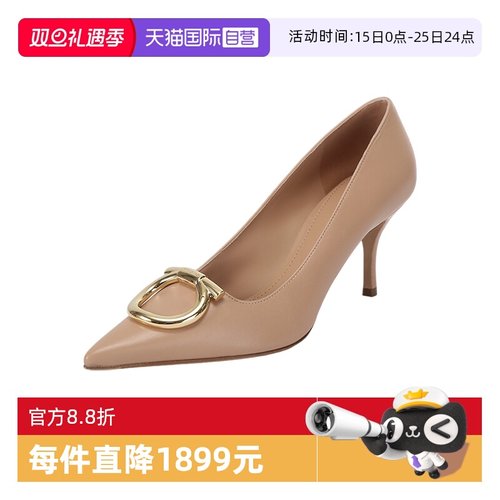 菲拉格慕女士高跟鞋皮鞋