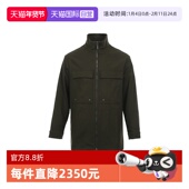 自营 EMPORIO ARMANI 阿玛尼简约羊毛宽松立领男士 大衣外套