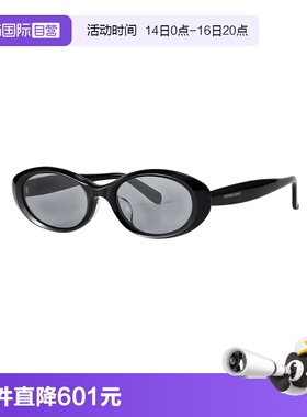 【自营】FERRAGAMO/菲拉格慕女款太阳镜复古百搭墨镜SF2124SLB
