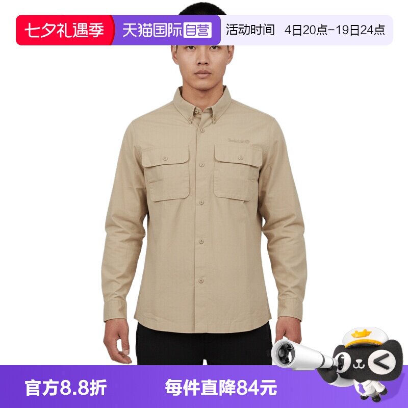 【自营】Timberland添柏岚男子运动休闲长袖衬衫A5SKU-Y94