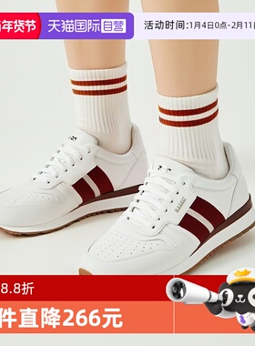 【自营】Bally巴利 男士皮质系带休闲鞋运动鞋轻便小白鞋ASTEL FO