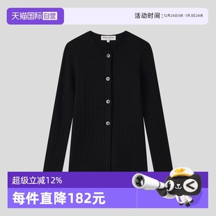 百搭修身 女 Marc 毛织开衫 保暖长袖 版 新款 Polo2025冬季 自营