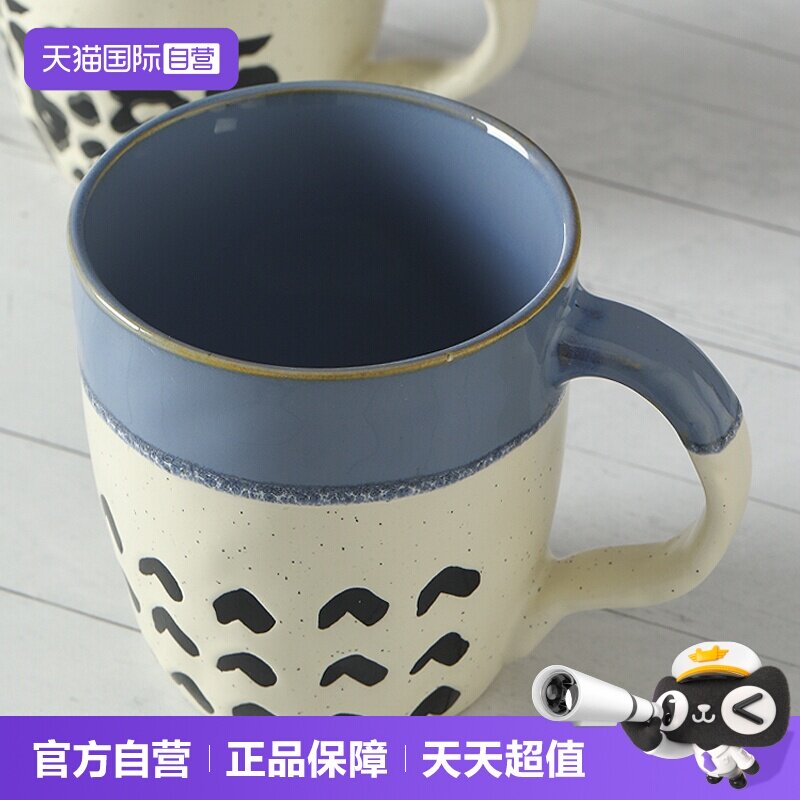 【自营】KINGZUO陶瓷马克杯耐热杯子日式早餐牛奶茶水杯咖啡杯