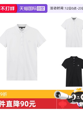 【自营】阿玛尼 ARMANI EXCHANGE女士棉质短袖POLO衫8NYF73 YJ17Z