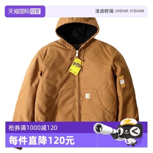 工裝 carhartt卡哈特美式 男士 自營 加厚棉夾克秋冬加絨保暖外套