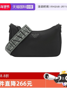 【自营】EA阿玛尼女士女包鹰标装饰手拿包单肩斜挎包Y3H293 YWS1E