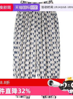 【自营】MLB男裤女裤新款情侣运动裤休闲裤宽松收口长裤3AWPM0134