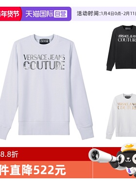 【自营】VJC范思哲 女士圆领长袖卫衣运动衫 72HAIG01 CF01G套头