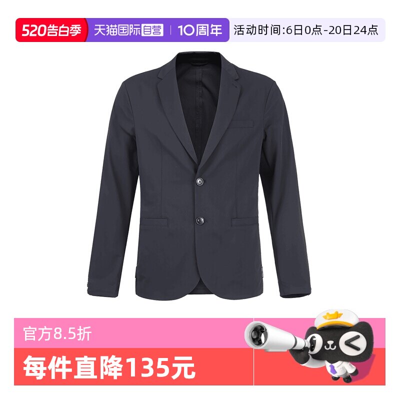 【自营】AX阿玛尼 春夏款男士休闲商务西服西装外套 8NZG49 ZNYZZ