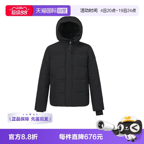 CanadaGoose连帽羽绒服