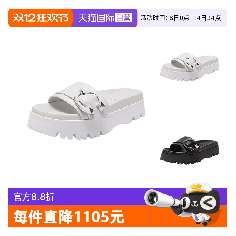 JimmyChoo周仰杰厚底凉鞋拖鞋