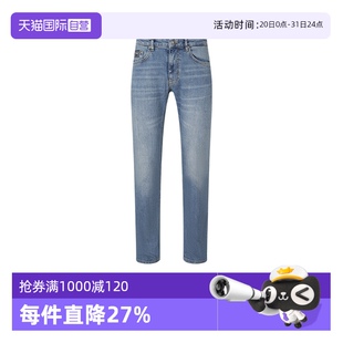 Jeans 长裤 自营 牛仔裤 款 Couture男士 Versace 棉质做旧修身