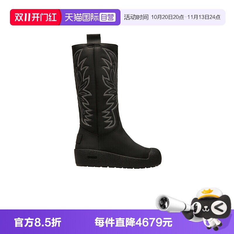 Bally/巴利小牛皮高筒靴子