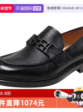 【自营】Bally/巴利男士牛皮B-Chain乐福鞋皮鞋单鞋 NICKOLAS