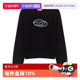 【自营】Diesel迪赛女士秋冬圆领针织毛衣时尚上衣A06712 0KCAE
