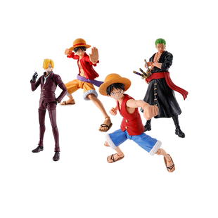 【自营】万代SHF海贼王 5档路飞 索隆山治娜美乔巴航海王可动手办