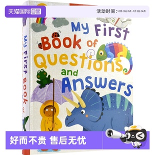 384页超厚 Miles First and 8岁启蒙百科问答科普 英语课外读物 Kelly Book Answer 进口儿童图书 英文原版 Question 自营
