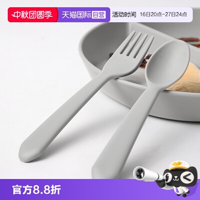 【自营】tiny twinkle宝宝训练儿童餐具套装辅食饭叉自主进食勺子