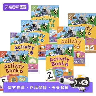 Phonics 进口图书 英文原版 活动书教材 自营 Jolly 7册套装 Activity 3岁 Books 儿童英语启蒙 英国欢乐自然拼读法