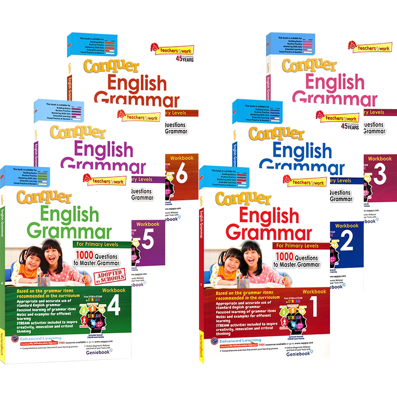 1-6年级小学6册英语语法训练