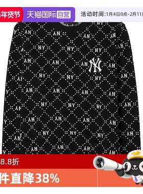 【自营】MLB套头卫衣男装女装老花 (MONOGRAM)休闲卫衣3AMTM0134