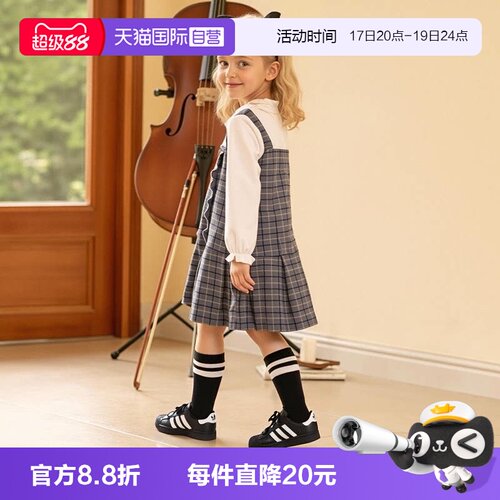 阿迪达斯三叶草宝宝运动鞋