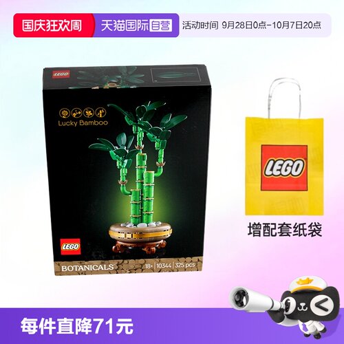 乐高积木植物10344富贵竹