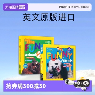 Kids 国家地理儿童 自营 Geographic 全彩读物 进口 动物笑话 Funny National 动物 有趣 Animals 英文原版 趣味小百科