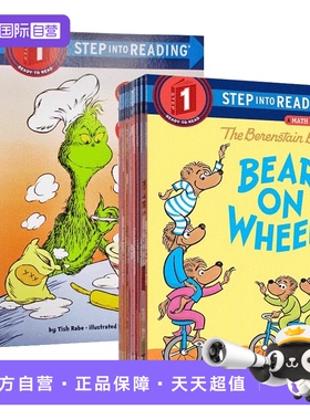 【自营】美国企鹅兰登英语分级阅读读物 Step into Reading L1 第一阶段 英文原版儿童启蒙绘本读物 幼儿兰登书屋绘本系列