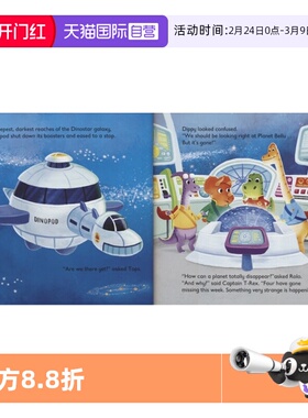 【自营】Dinostars and the Planet Plundering Pirates 恐龙与掠夺星球的海盗 3-6岁 想象绘本 趣味故事 太空知识科普 英文原版