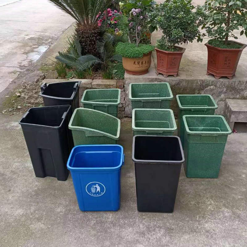 户外垃圾桶方形户外环保分类内胆