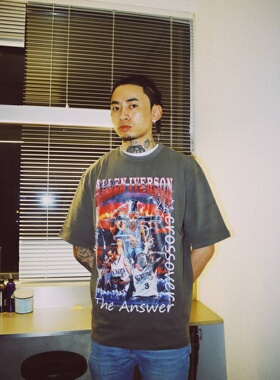 Genius Club春夏新品 “Allen Iverson”人像复古vintage做旧短袖