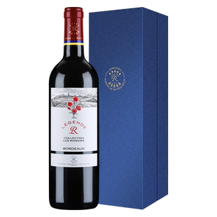 【自营】拉菲罗斯柴尔德传奇玫瑰红酒法国波尔多AOC红酒单支礼盒
