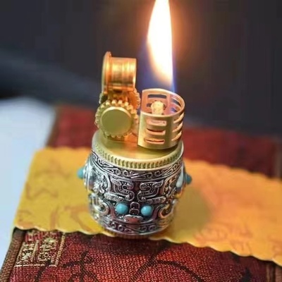 首领小胖墩煤油打火机复古防风