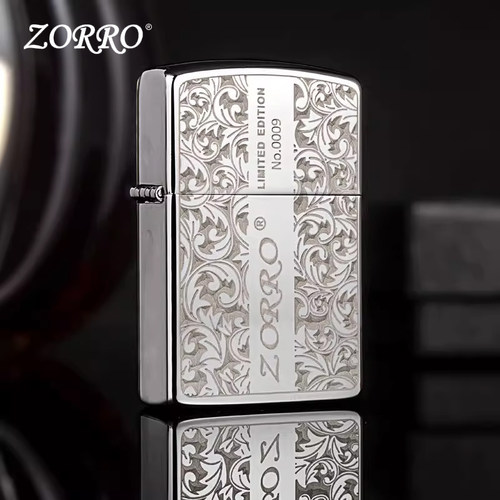 zorro佐罗限量唐草煤油打火机